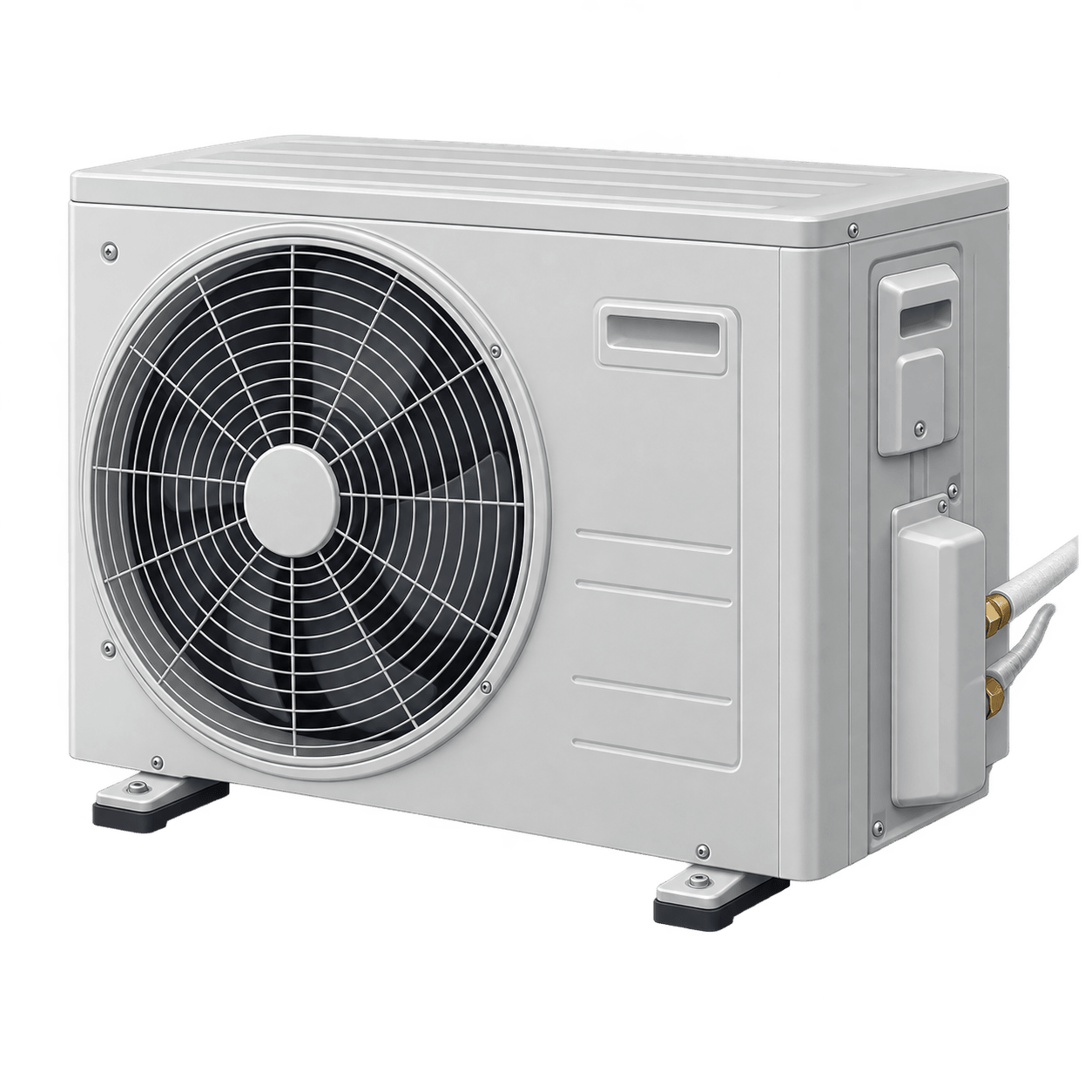 Outdoor HVAC air conditioning unit